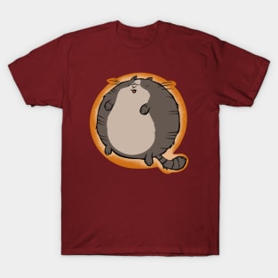 Grey Tabby Sphere Cat T-Shirt